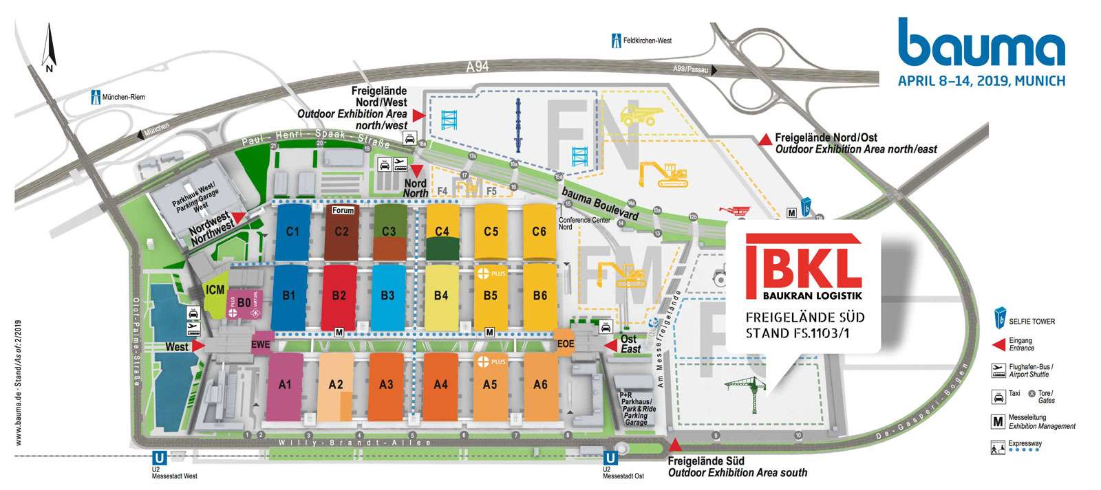 BKL Gelaendeplan Bauma 2019