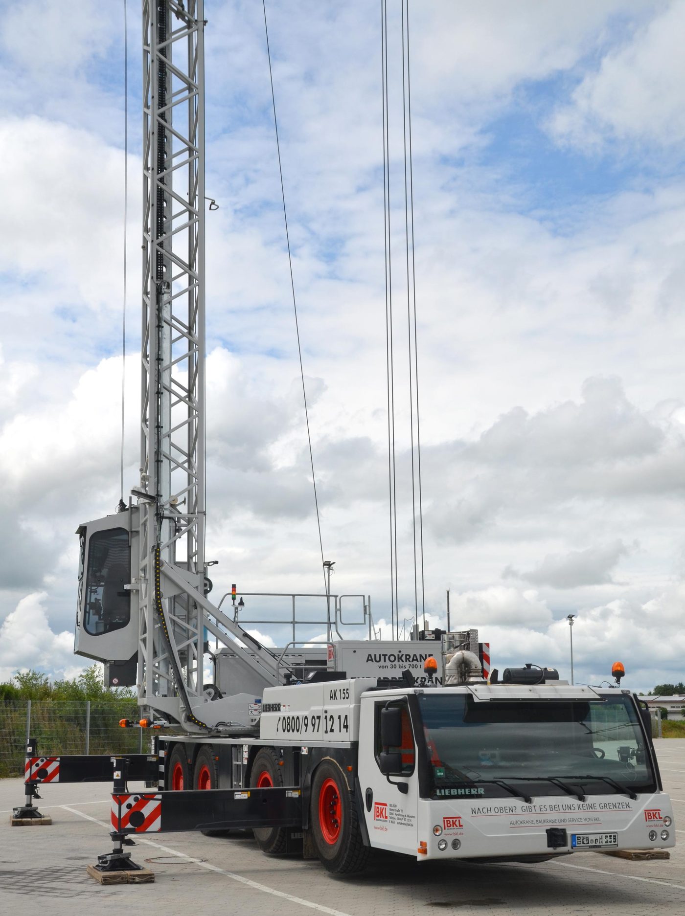 Mobilbaukran MK 88-4.1 von Liebherr in der BKL Kranflotte