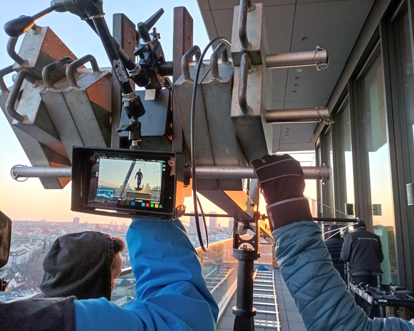 Making-of zum BKL Film: Die Dreharbeiten in einem Hotel in Frankfurt