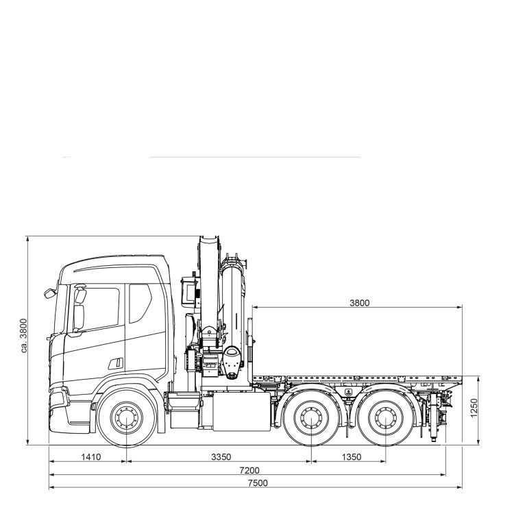 BKL Datenblatt Ladekran Palfinger PK 370 TEC7-E