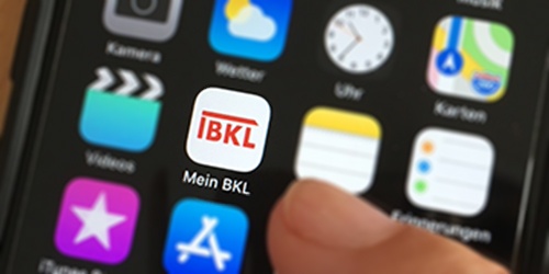 Kostenlose mobile Kran-App"Mein BKL"