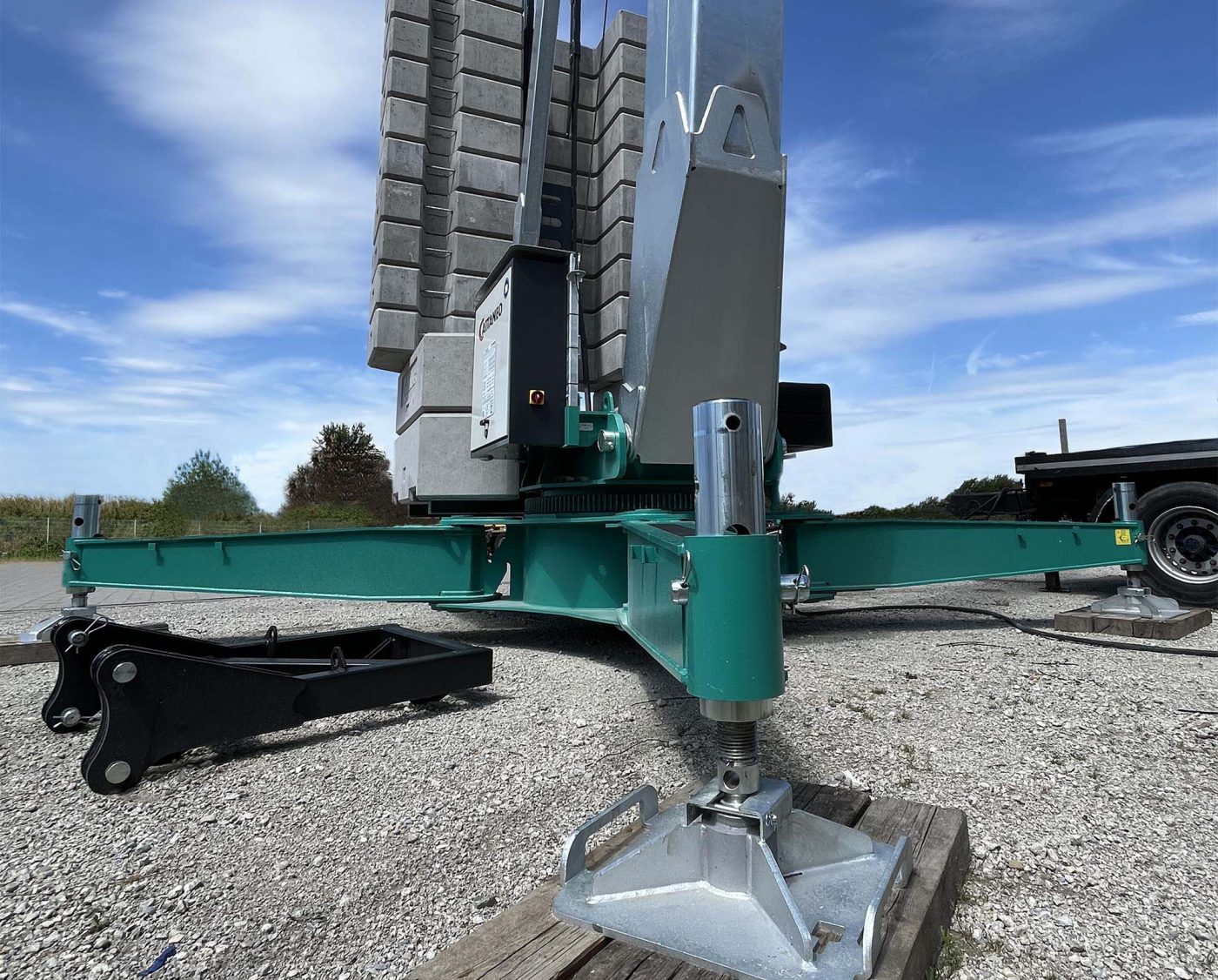 BKL System Cattaneo CM 430 Abstützfüße und Ballastierung